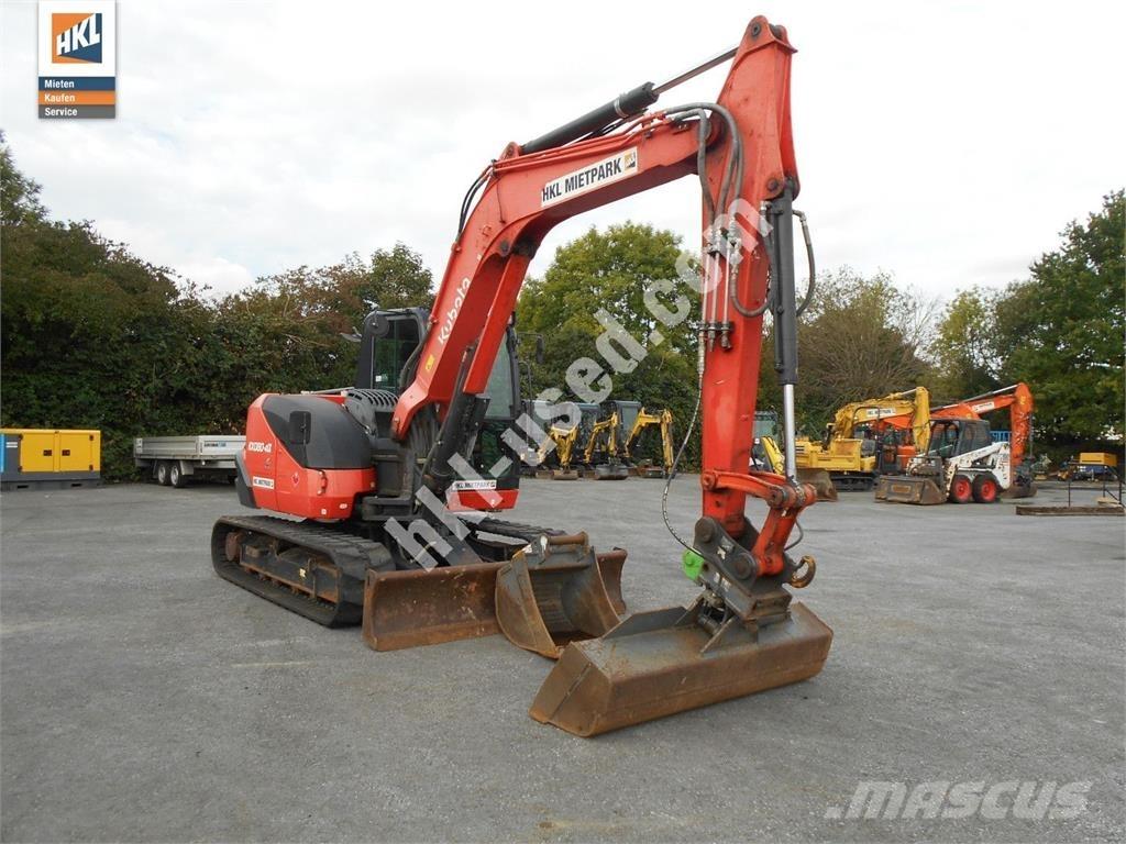 Kubota KX 080-4 Mini kotrók < 7t