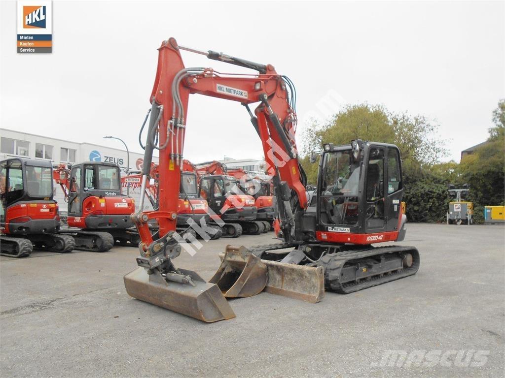 Kubota KX 080-4 Mini kotrók < 7t