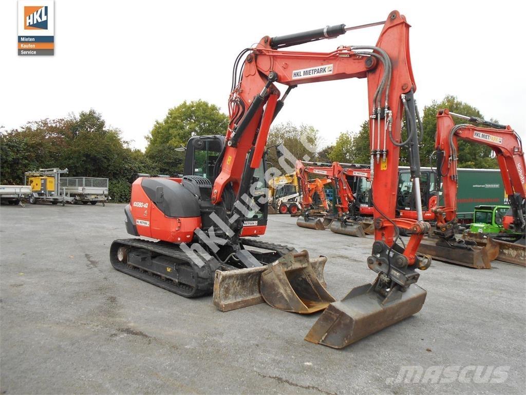 Kubota KX 080-4 Mini kotrók < 7t