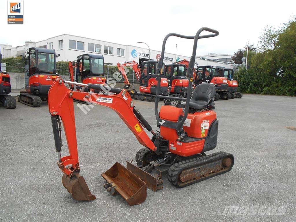 Kubota U 10-3 Mini kotrók < 7t