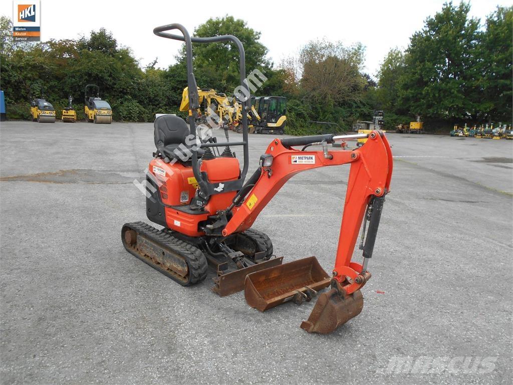 Kubota U 10-3 Mini kotrók < 7t