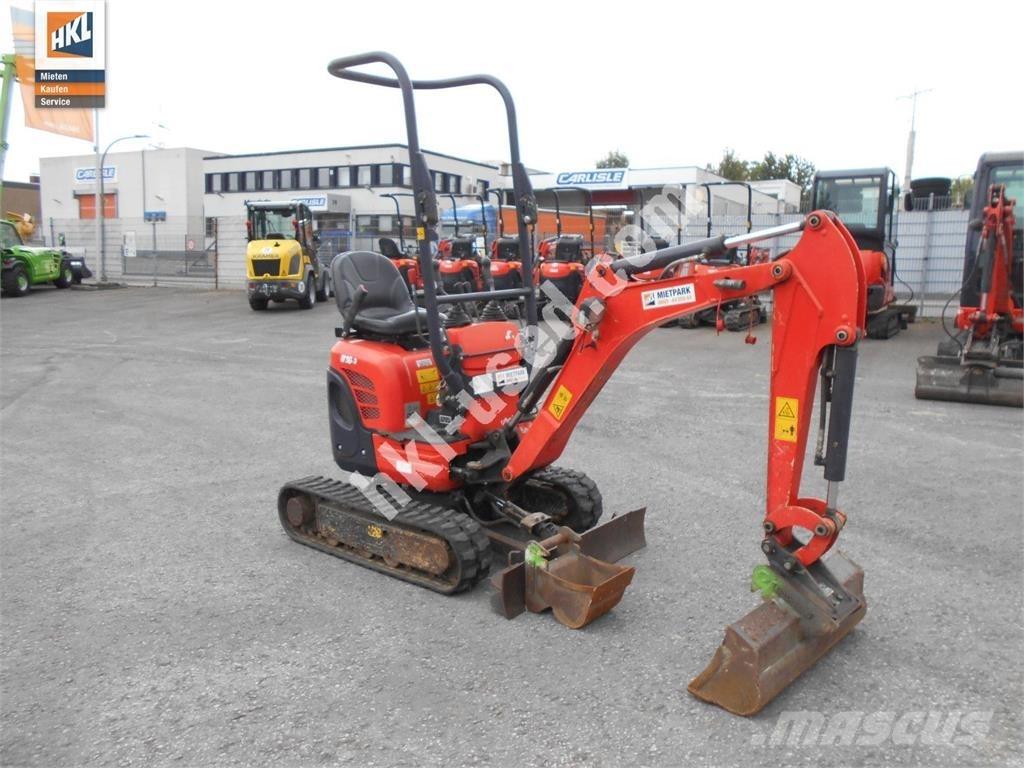 Kubota U 10-3 Mini kotrók < 7t