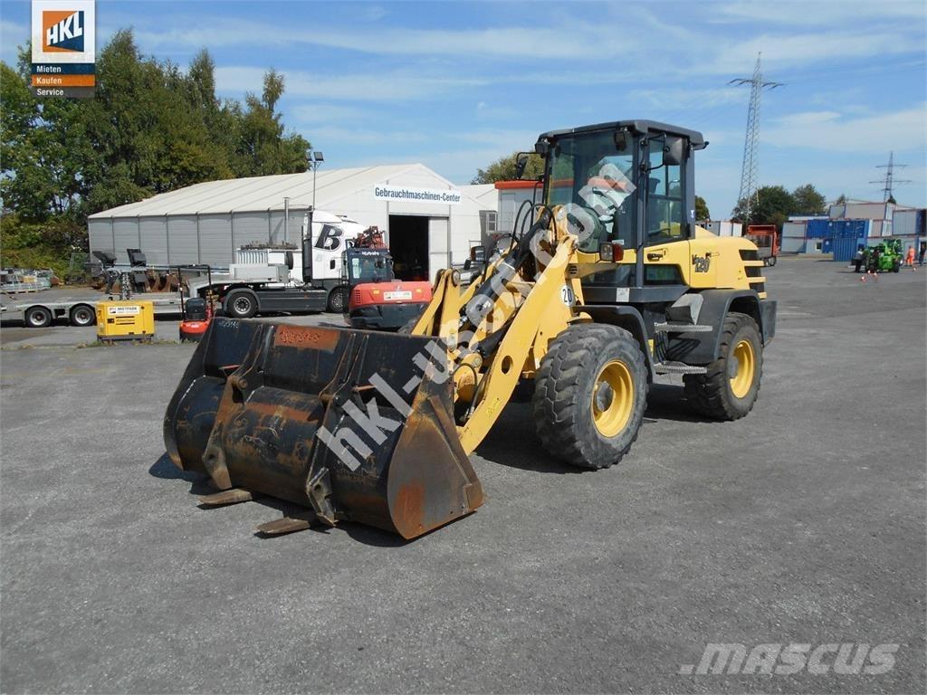 Yanmar V 120 Gumikerekes homlokrakodók