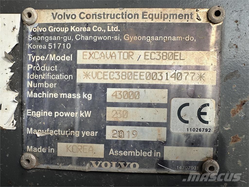 Volvo EC380E Építőipar - Egyebek
