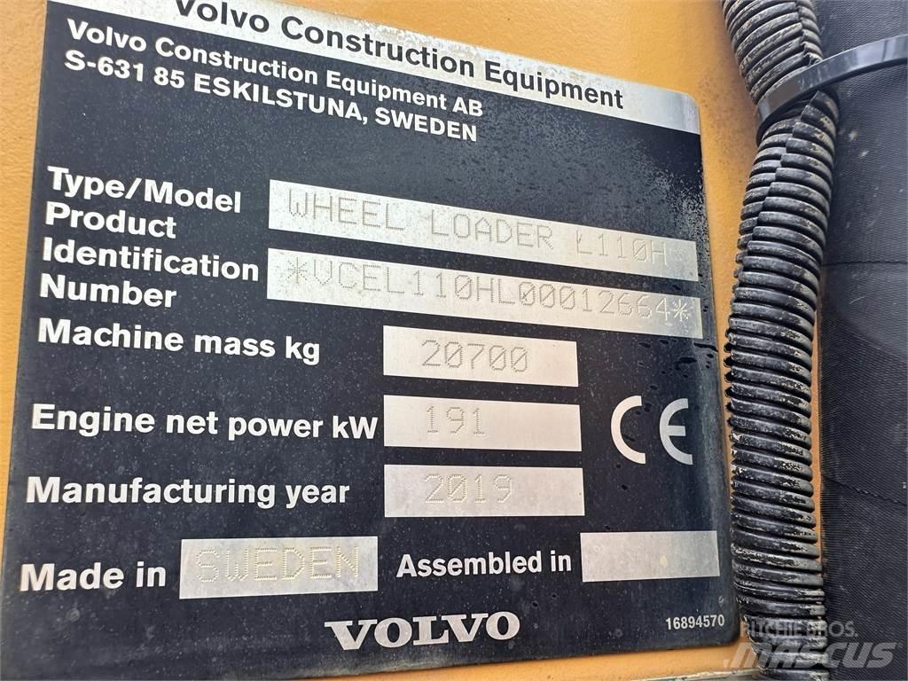 Volvo L110H Gumikerekes homlokrakodók