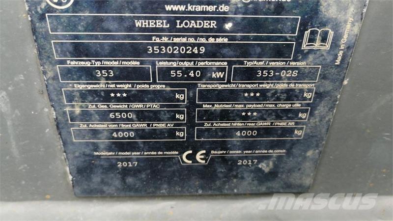 Kramer 5095 Gumikerekes homlokrakodók