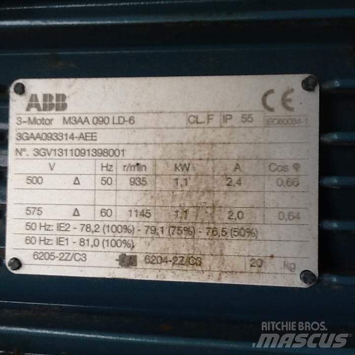  1,1 kW ABB E-Motor Motorok