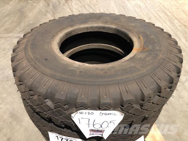  10.00-18 Stomil dæk - 3 stk. Gumiabroncsok, kerekek és felnik