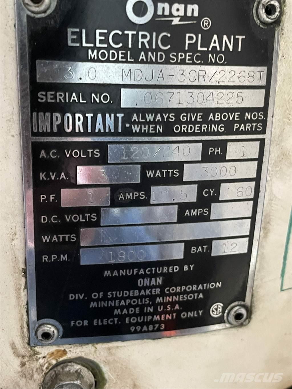  3 kVA ONAN 1 Cyl. Diesel Egyéb Áramfejlesztők