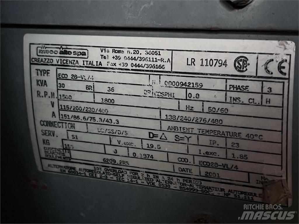  30 kVA Perkins generator Motorok