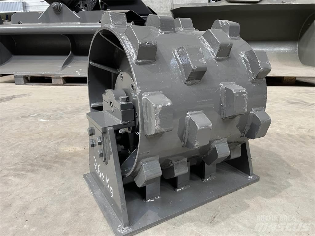  450 mm kompaktorhjul Pneumatikus kerekes hengerek