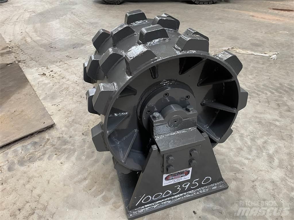  450 mm kompaktorhjul Pneumatikus kerekes hengerek