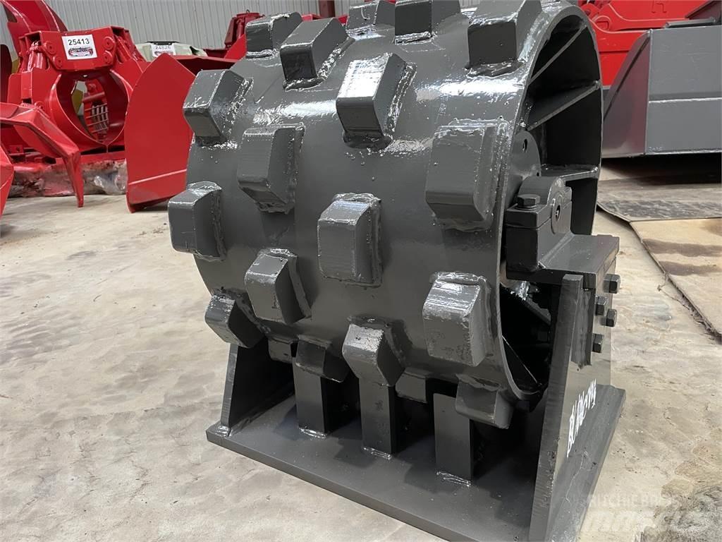  450 mm kompaktorhjul Pneumatikus kerekes hengerek