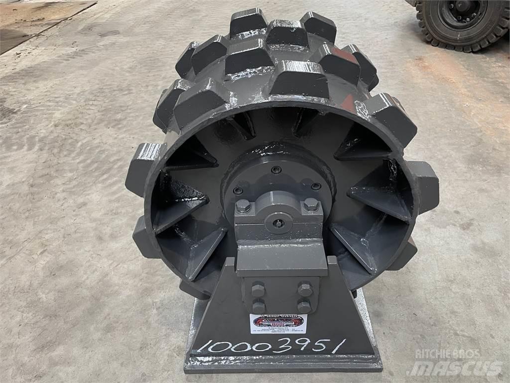  450 mm kompaktorhjul Pneumatikus kerekes hengerek