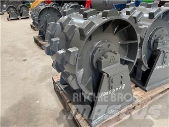  470 mm Kompaktorhjul Pneumatikus kerekes hengerek