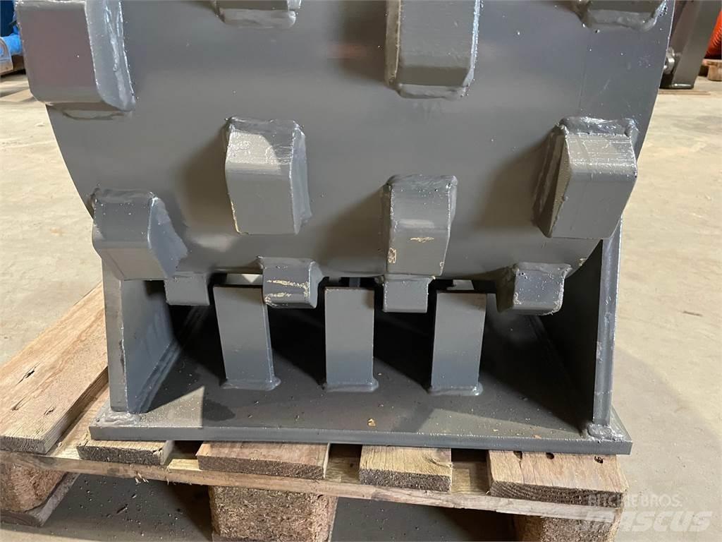  470 mm Kompaktorhjul Pneumatikus kerekes hengerek