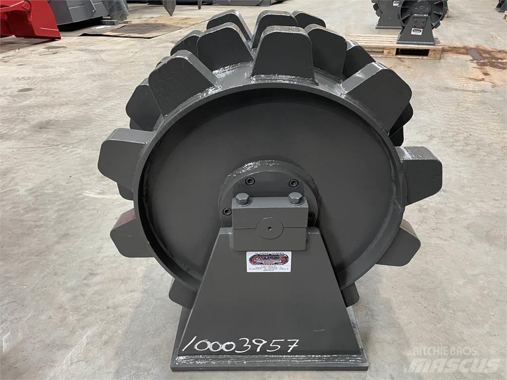  570 mm kompaktorhjul Pneumatikus kerekes hengerek