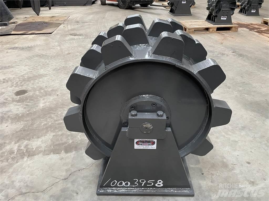  570 mm kompaktorhjul Pneumatikus kerekes hengerek