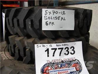  5X70-12 Solideal dæk - 2 stk. Gumiabroncsok, kerekek és felnik