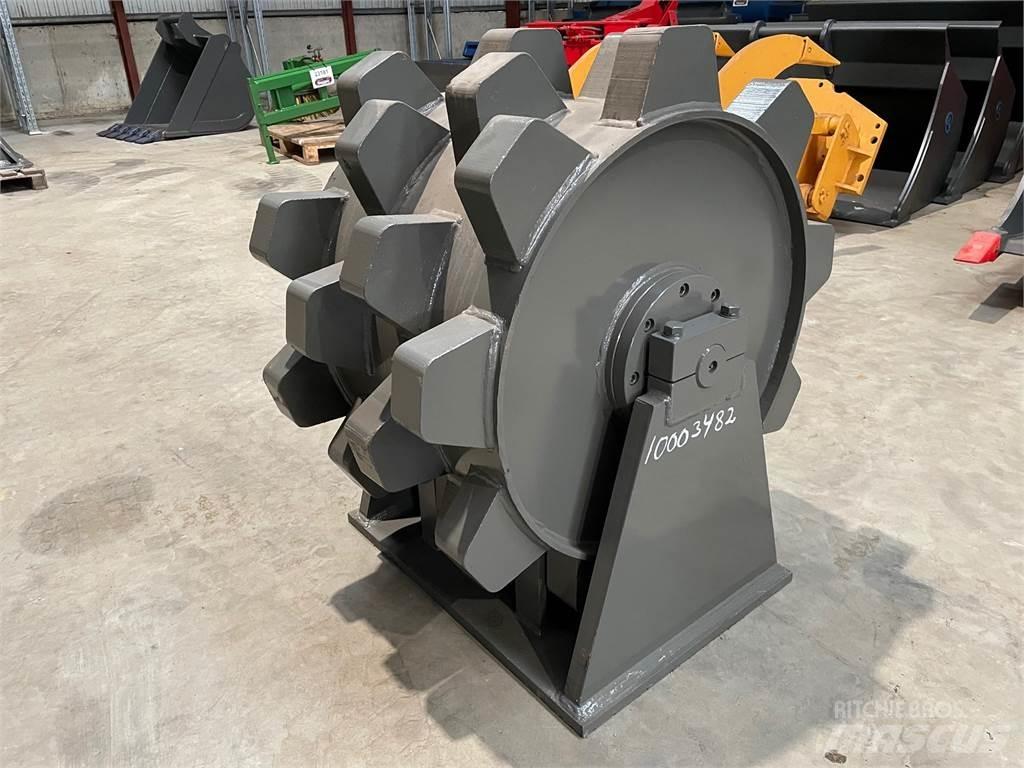  650 mm Kompaktorhjul Pneumatikus kerekes hengerek