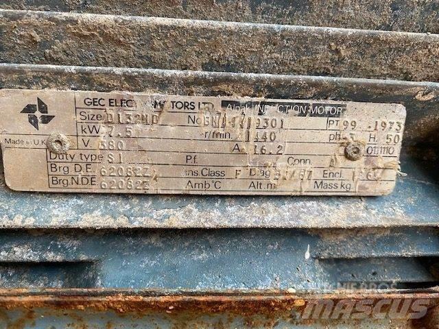  7,5 kW GEC D132ND E-Motor Motorok