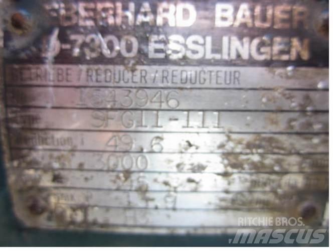 Bauer gear Type SFG11-111 Hajtóművek