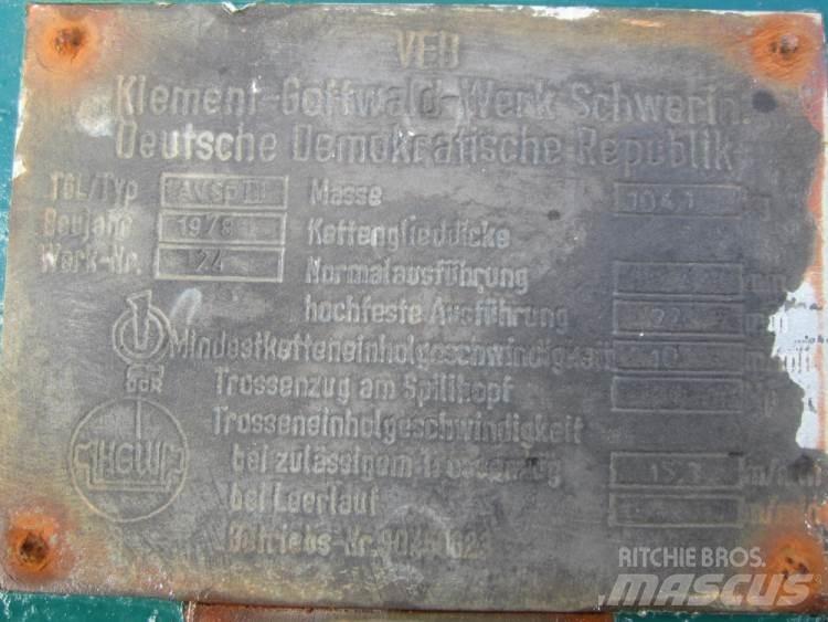  Capstan spil VEB 1AVSP3 Emelők, csörlők és anyagfelvonók