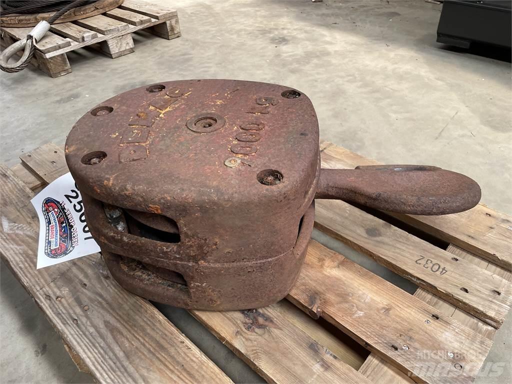 Demag løfteblok - 9000 kg Daru tertozékok és felszerelések