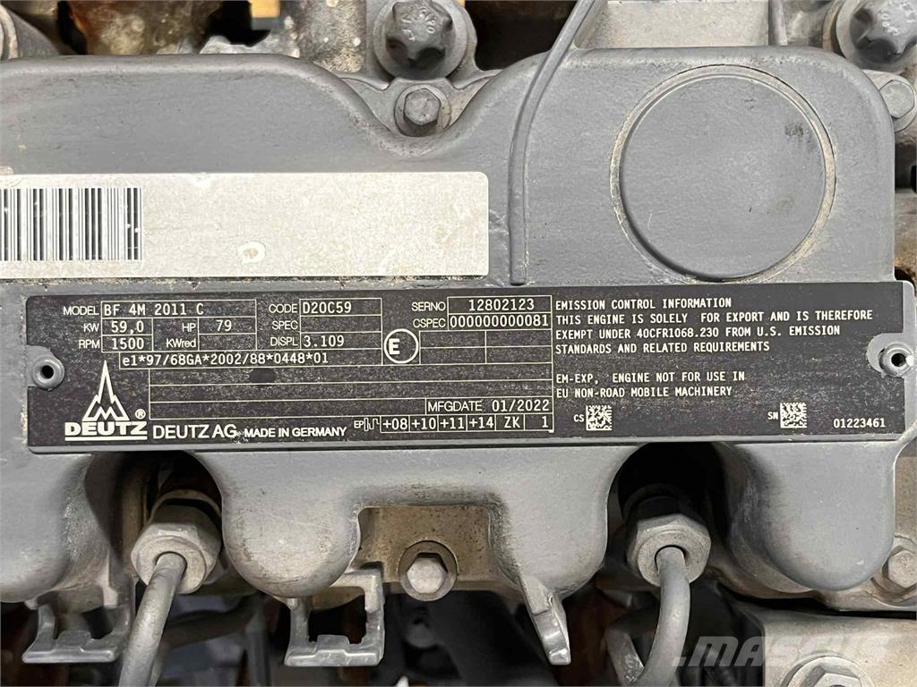 Deutz BF 4M 2011 C motor Motorok