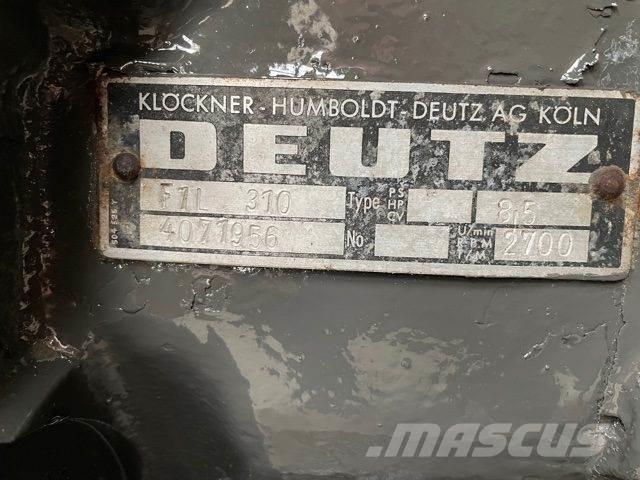 Deutz F1L 310 motor Motorok
