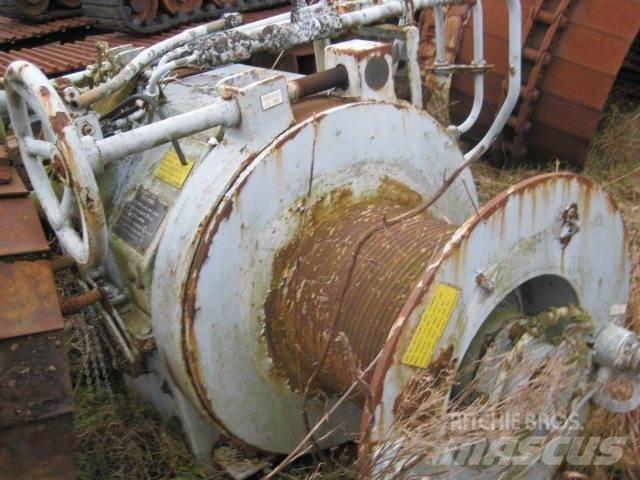  Double drum hydr. winch Emelők, csörlők és anyagfelvonók