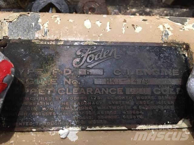 Foden type FD6 motor Motorok