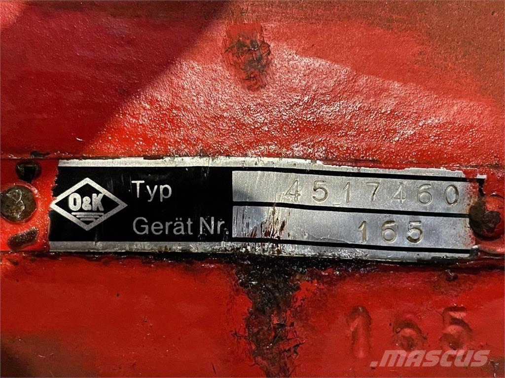  Frontaksel ex. O&K 20 Tengelyek