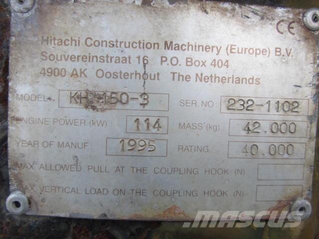 Hitachi KH150-3 til ophug Lánctalpas kotrók