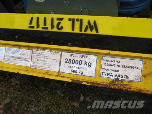  Løfteåg 21 ton - ubrugt Daru tertozékok és felszerelések