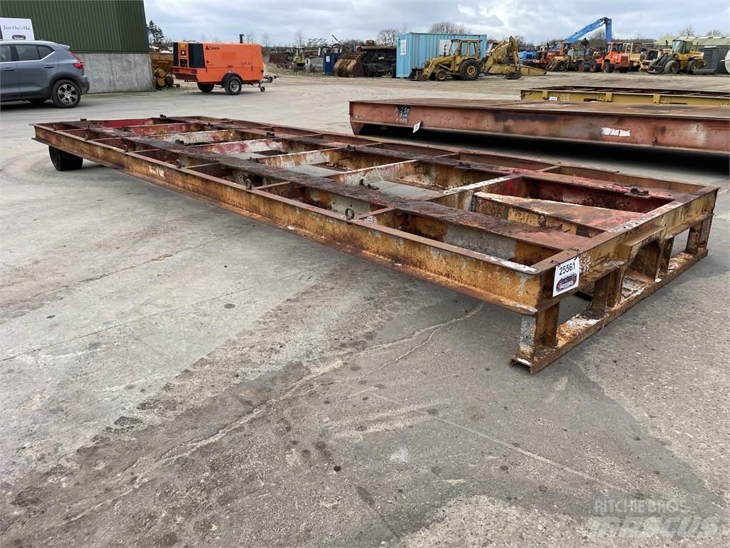 Mafi trailer 20ft - 25 ton Mélybölcsős félpótkocsik
