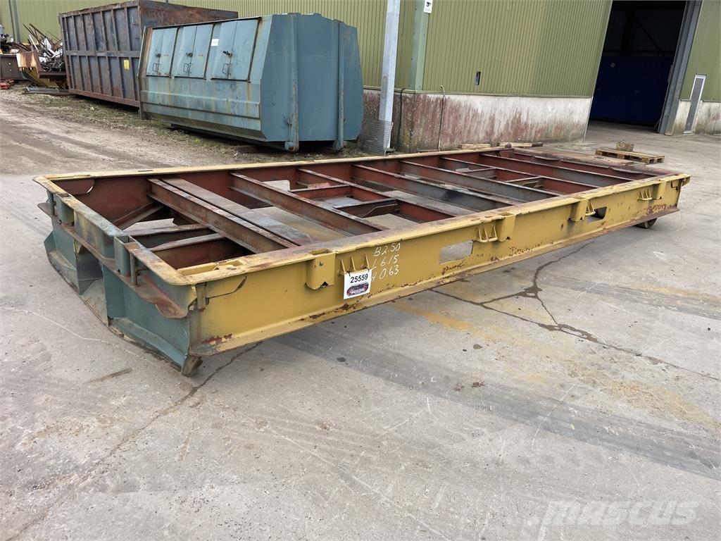  Maft trailer 20ft - 25 ton Mélybölcsős félpótkocsik
