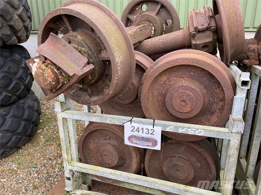  Skinnehjul ø450 mm + flange Gumiabroncsok, kerekek és felnik