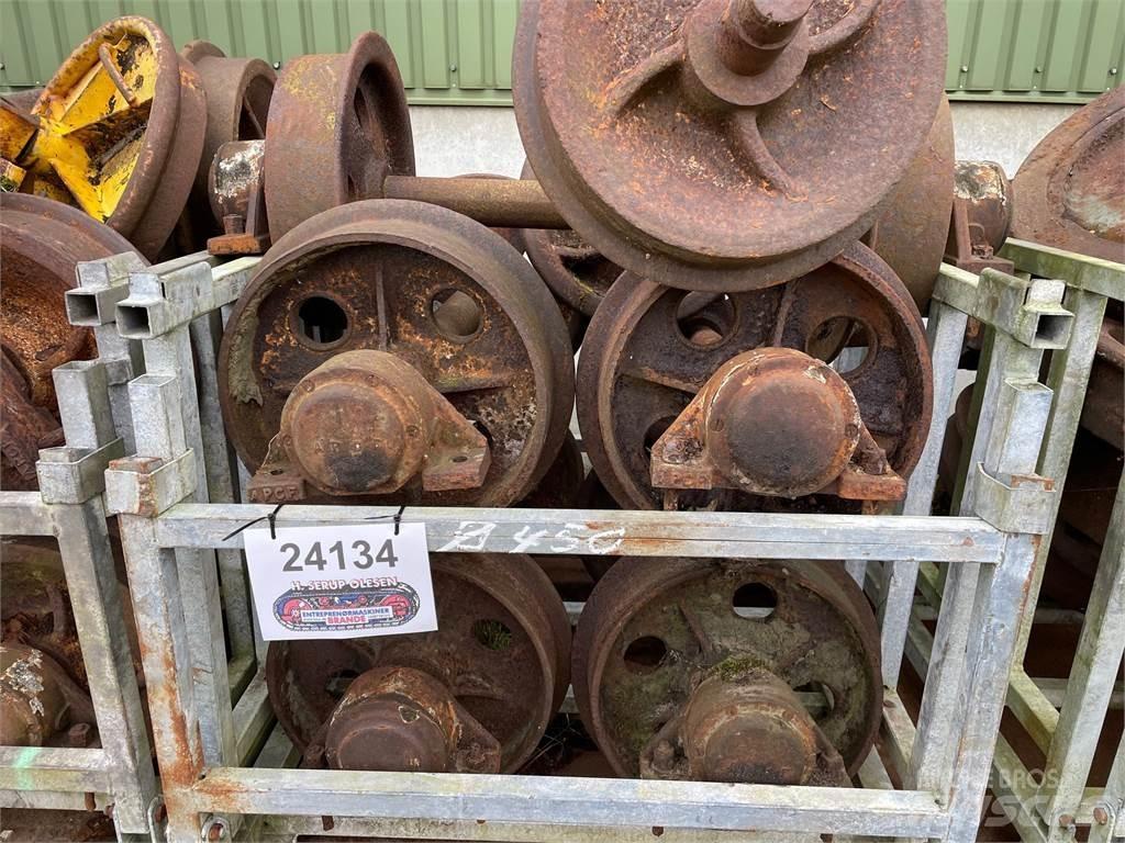  Skinnehjul ø450 mm + flange Gumiabroncsok, kerekek és felnik