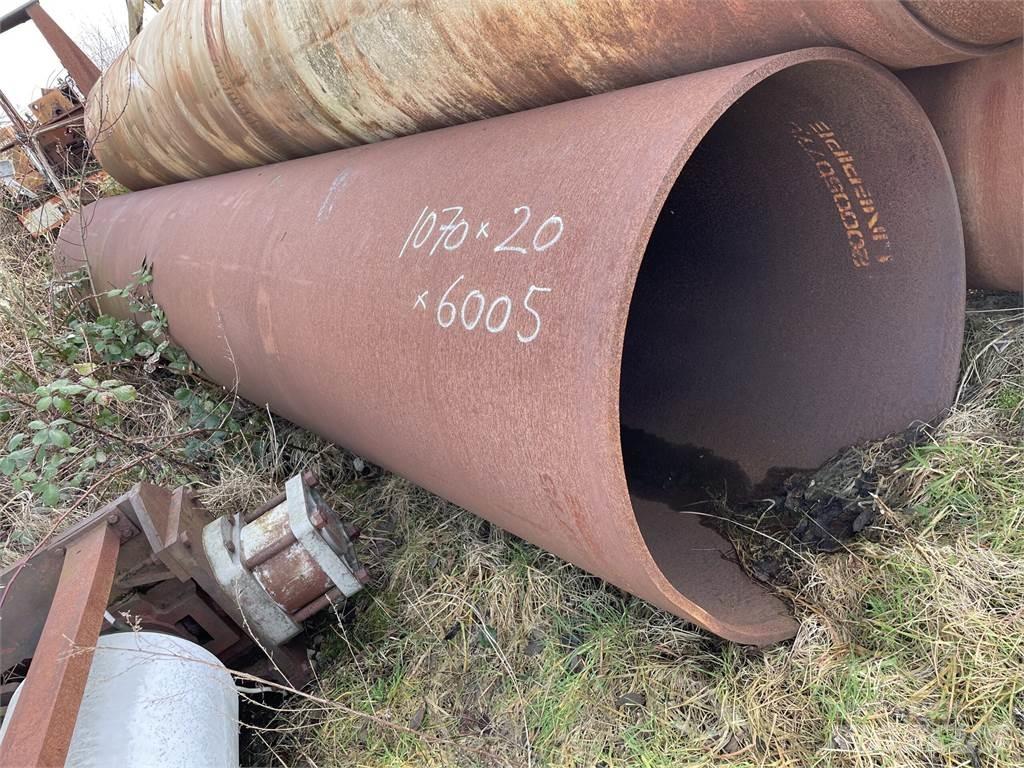  Stålrør ø1070x20x6005 mm Távvezeték eszközök