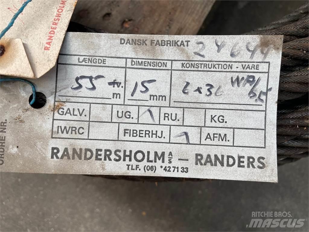  Stålwire Ø15 mm Daru tertozékok és felszerelések