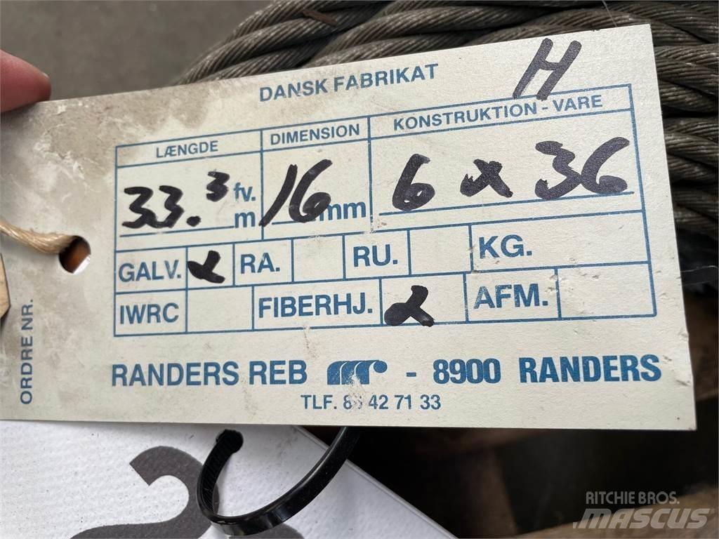  Stålwire Ø16 mm Daru tertozékok és felszerelések