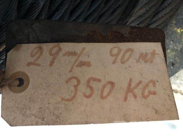  Stålwire Ø29 mm Daru tertozékok és felszerelések