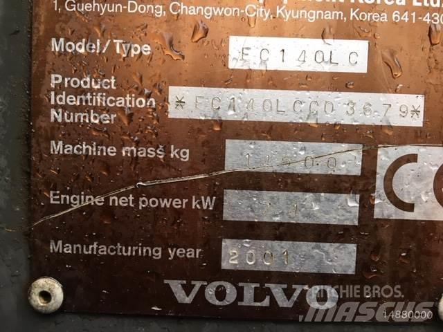 Volvo EC140LC Lánctalpas kotrók