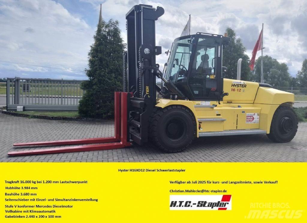 Hyster H16XD12 Dízel targoncák