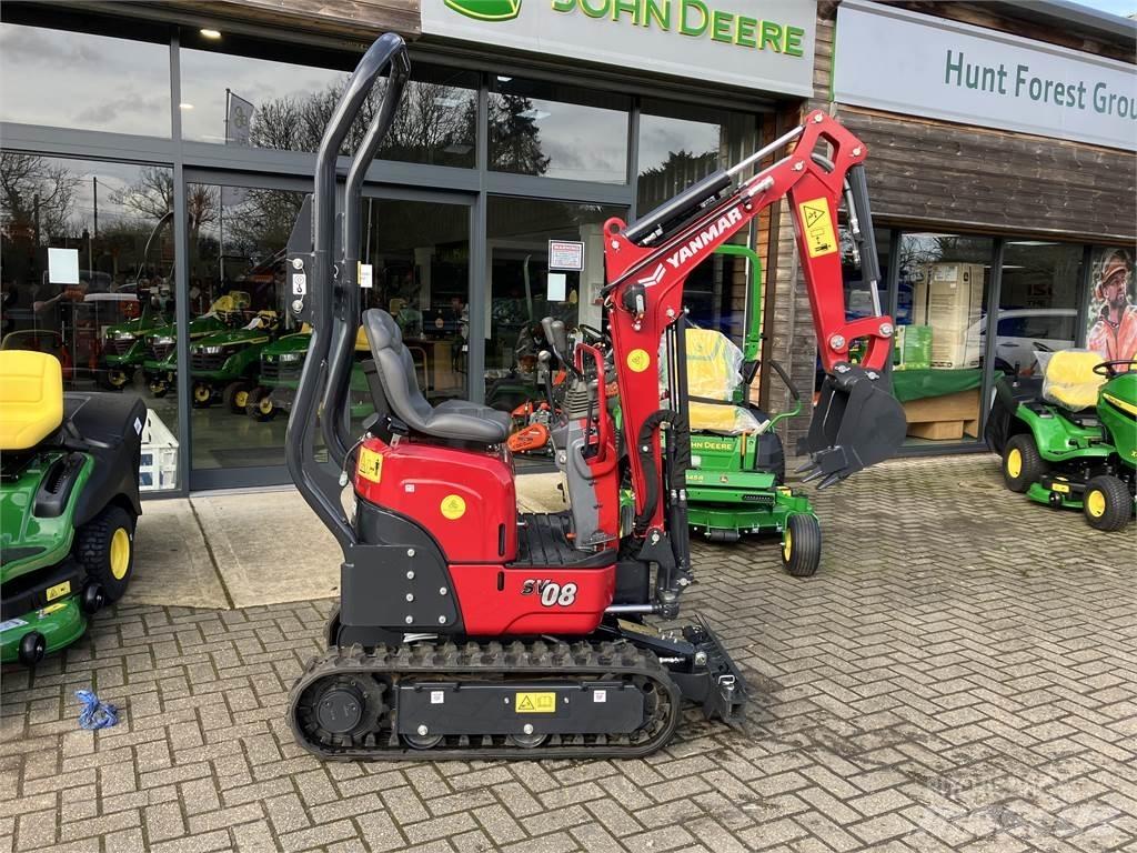 Yanmar SV08 Lánctalpas kotrók