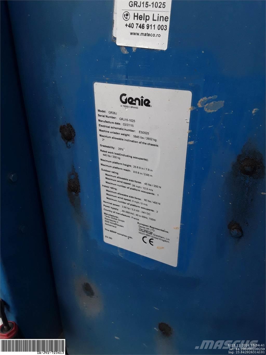 Genie GR26J Személyemelők