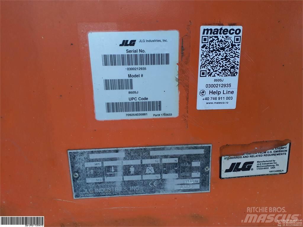 JLG 860SJ Karos emelők