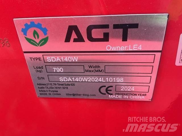 AGT SDA-140W Gumikerekes homlokrakodók