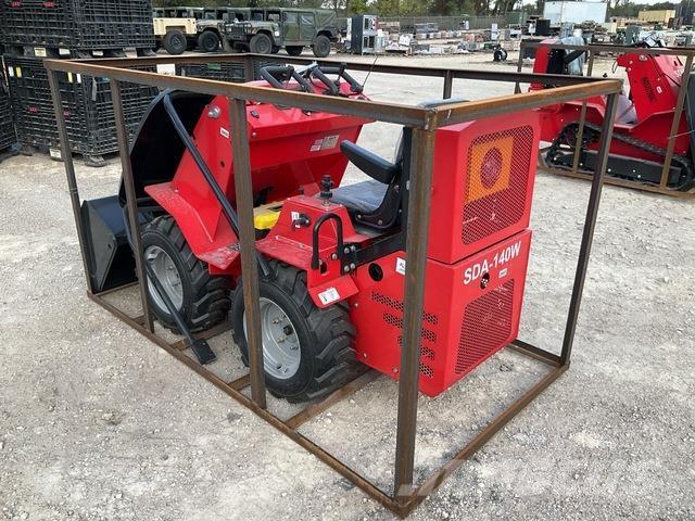 AGT SDA-140W Gumikerekes homlokrakodók